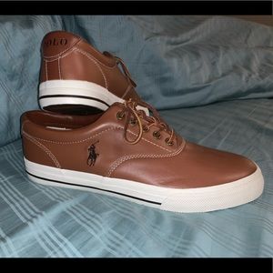 Polo Ralph Lauren Leather Lace-up Sneakers
